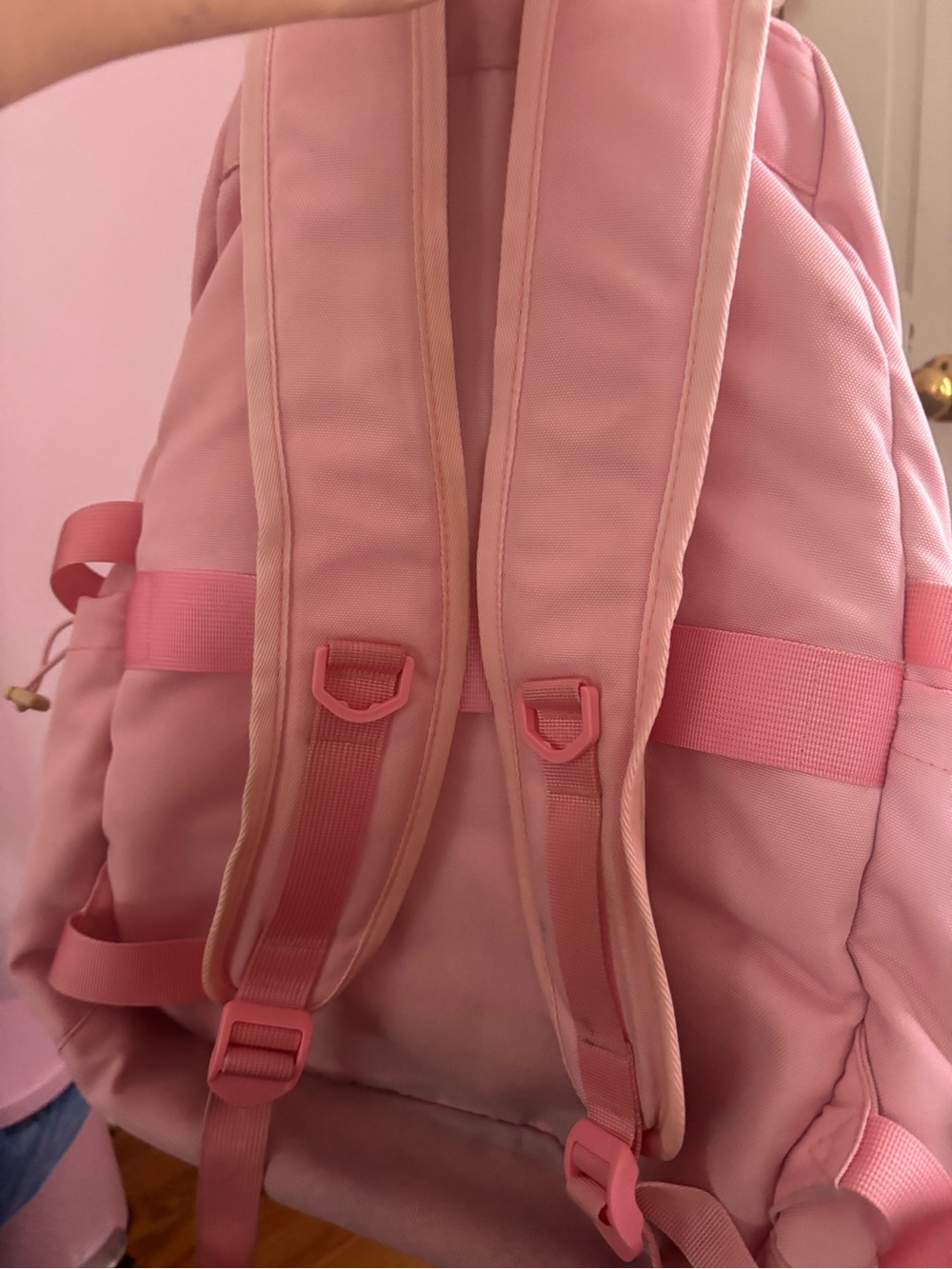 Pink school backpack - Picture 2 of 5